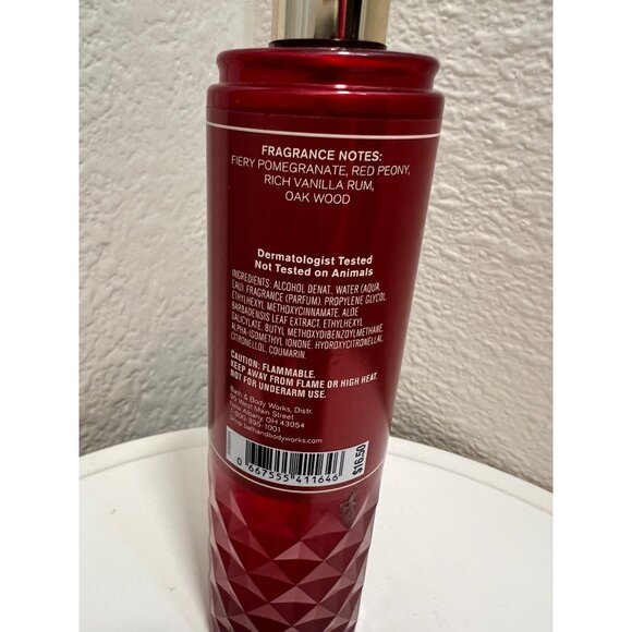 Bath & Body Works Forever Red Fine Fragrance Mist 8 Fl Oz 236 Ml Fiery Pomegrana - Picture 3 of 4
